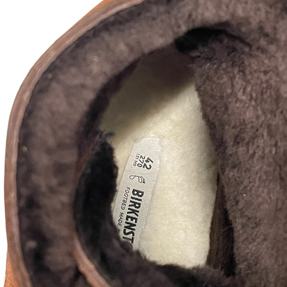 BIRKENSTOCK Bakki Suede Boots Brown Size 42 / Size 11 - 11.5 Women's - Picture 12 of 12